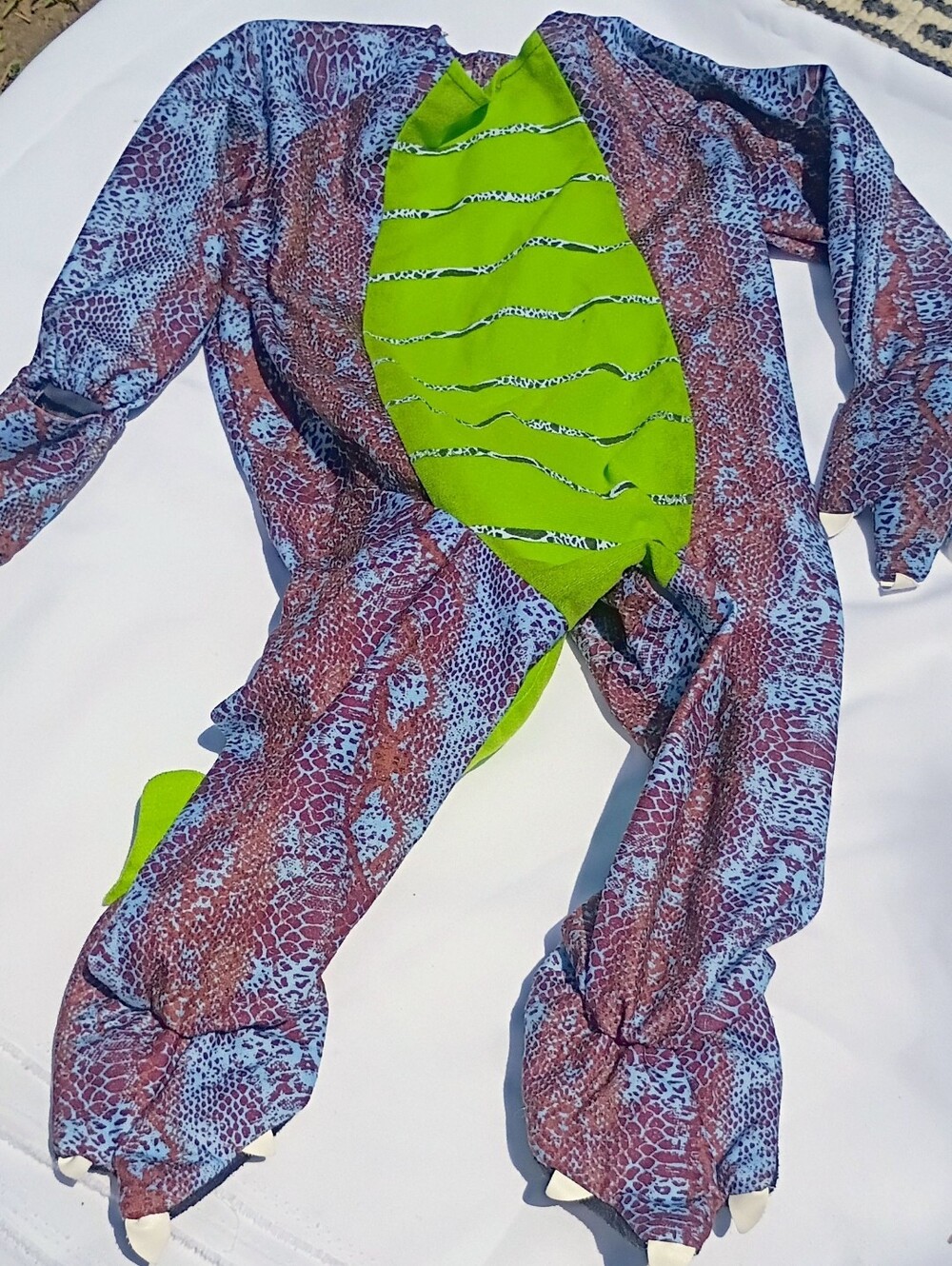 Teetot Kids Dinosaur Dress-Up Jumpsuit Costume Size Small 3/4